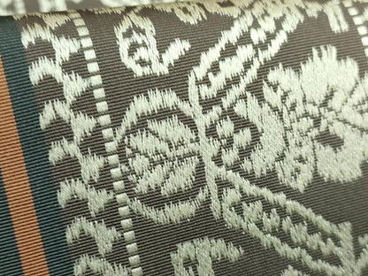平和屋着物●極上　本場筑前博多織　両面　全通柄袋帯　献上　逸品　DZAB2062kh6