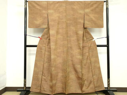 平和屋着物■上質な紬　霞文　正絹　逸品　DAAY8927cd