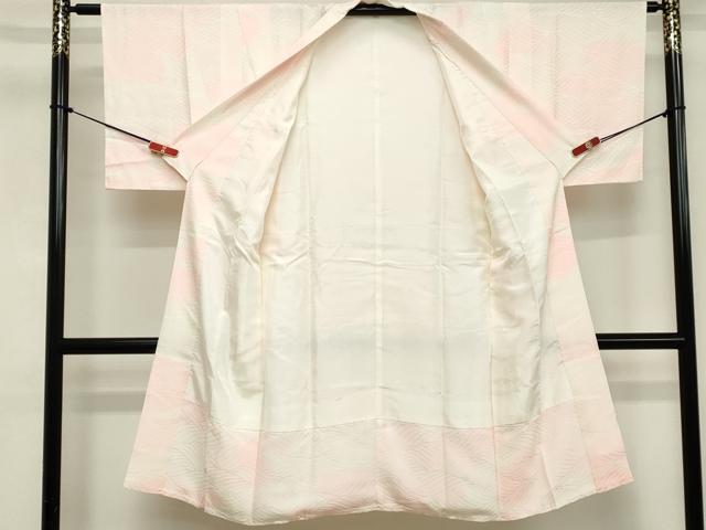 平和屋着物■長襦袢　無双仕立て　立波地紋　暈し染め　正絹　逸品　DAAY8941cd
