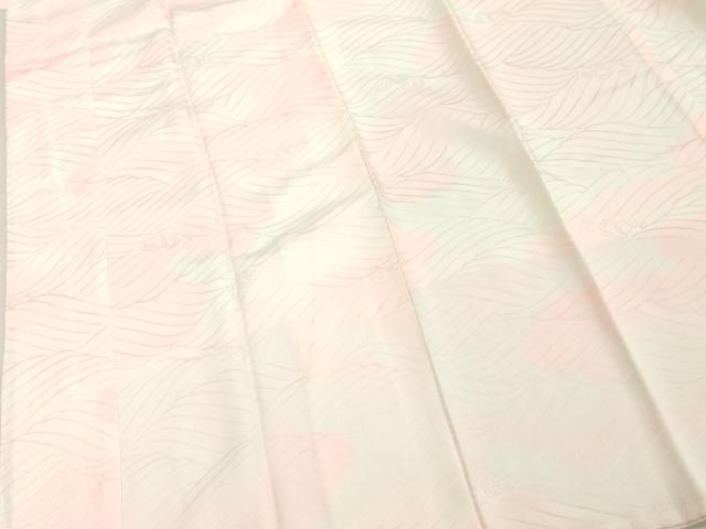 平和屋着物■長襦袢　無双仕立て　立波地紋　暈し染め　正絹　逸品　DAAY8941cd