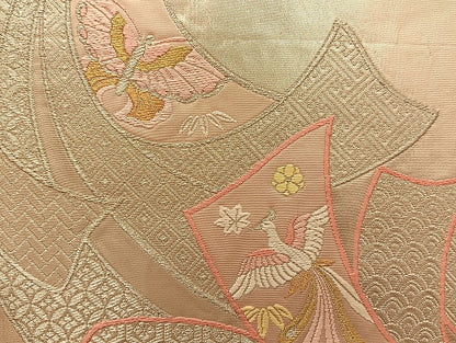 平和屋着物■袋帯 西陣 まとめて100点 向かい鳳凰 向かい鶴 孔雀 蝶 花柄 正倉院 金銀糸 など 着用可能多数 未使用品あり 全て正絹 mmm067