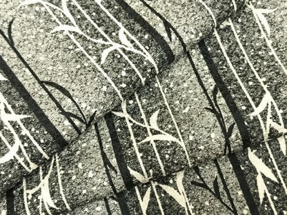 平和屋着物▽上質な小紋 単衣 枝葉間道 正絹 逸品 AABD0398fy
