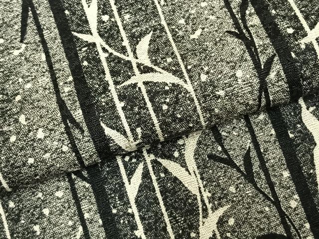 平和屋着物▽上質な小紋　単衣　枝葉間道　正絹　逸品　AABD0398fy 平和屋着物▽上質な小紋 単衣 枝葉間道 正絹 逸品 AABD0398fy