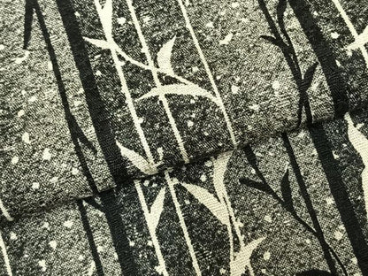 平和屋着物▽上質な小紋 単衣 枝葉間道 正絹 逸品 AABD0398fy
