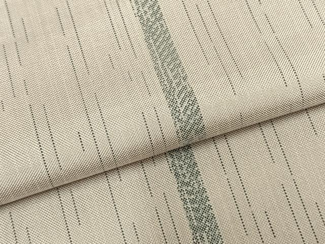 平和屋着物▽本場大島紬 単衣 縞 正絹 逸品 AABD0418fy