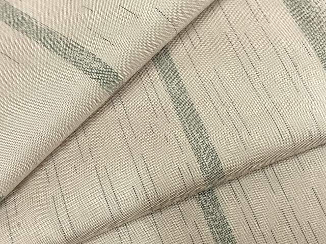 平和屋着物▽本場大島紬 単衣 縞 正絹 逸品 AABD0418fy