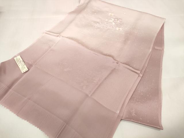 平和屋着物●和装小物 帯締め・帯揚げセット 中国三大刺繍 汕頭刺繍 舞花文 手組紐 高麗組 金糸 逸品 未使用 DAAU7961zzz