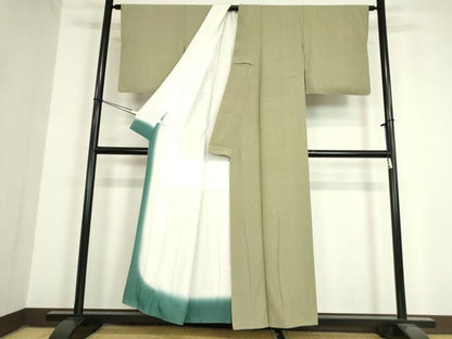 平和屋着物●江戸小紋　角通し　健勝苑扱い　正絹　逸品　DAAY9364az