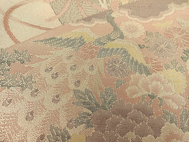 平和屋着物■袋帯 西陣 まとめて100点 向かい鳳凰 向かい鶴 孔雀 鳥獣 蝶 花柄 七宝 宝相華 佐賀錦 金銀糸 未使用品あり 全て正絹 mmm076