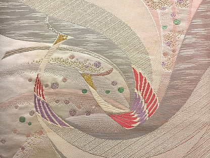 平和屋着物■袋帯 西陣 まとめて100点 向かい鳳凰 向かい鶴 孔雀 鳥獣 蝶 花柄 七宝 宝相華 佐賀錦 金銀糸 未使用品あり 全て正絹 mmm076