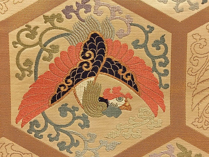 平和屋着物■袋帯 西陣 まとめて100点 鳳凰 孔雀 鴛鴦 鹿 人物 向かい蝶 風景 更紗 七宝 正倉院 佐賀錦 金銀糸 未使用品有 全て正絹 mmm075