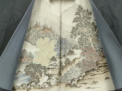 平和屋着物●男性　本場大島紬　アンサンブル　80亀甲　総詰め　正絹　逸品　DAAZ5137du