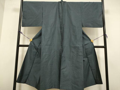 平和屋着物●男性　本場大島紬　アンサンブル　80亀甲　総詰め　正絹　逸品　DAAZ5137du