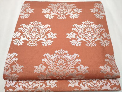平和屋着物●全通柄袋帯　更紗花文　銀糸　正絹　逸品　CABA5046hy