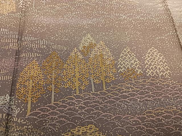 平和屋着物○石川県指定無形文化財 牛首紬 白山工房 手織り 訪問