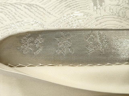 平和屋着物◎六通柄袋帯 彩京錦 プラチナ箔二重引 風景文 正絹 逸品 DAAZ8145cd