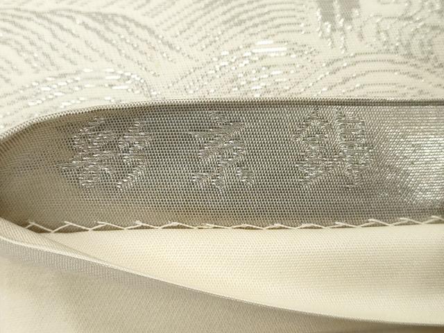 平和屋着物◎六通柄袋帯 彩京錦 プラチナ箔二重引 風景文 正絹 逸品 DAAZ8145cd