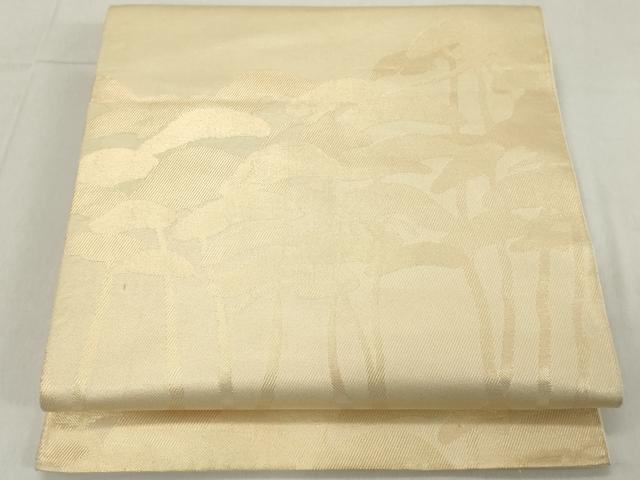 平和屋着物◎六通柄 本袋帯 松文 金糸 正絹 逸品 DAAZ8147cd