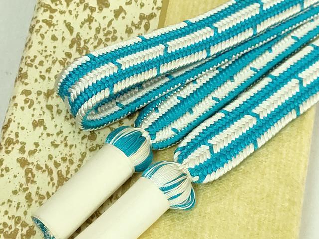 平和屋本店○極上 有職組紐道明 帯締め 貝の口組 宮内庁御用 国立