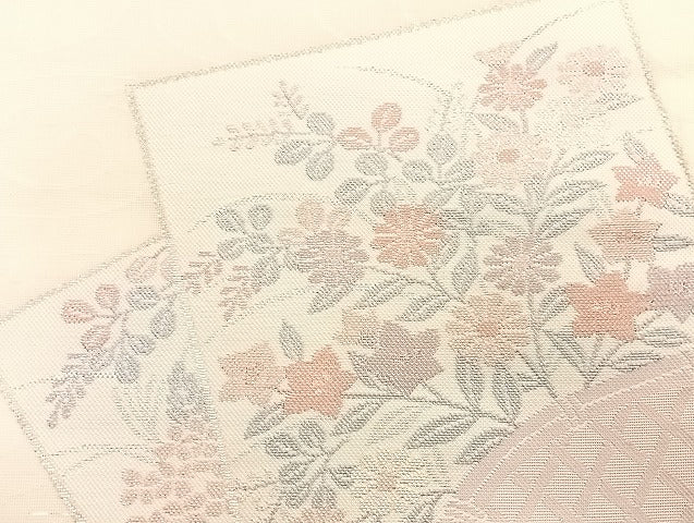 平和屋着物■夏物 袋帯 絽 紗 まとめて 50点 菖蒲 花柄 竜田川文様 正倉院 金銀糸 など 未使用品あり 全て正絹 mmm951