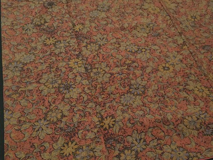 平和屋着物■上質な小紋　菊唐草文　正絹　逸品　CABA7612fb