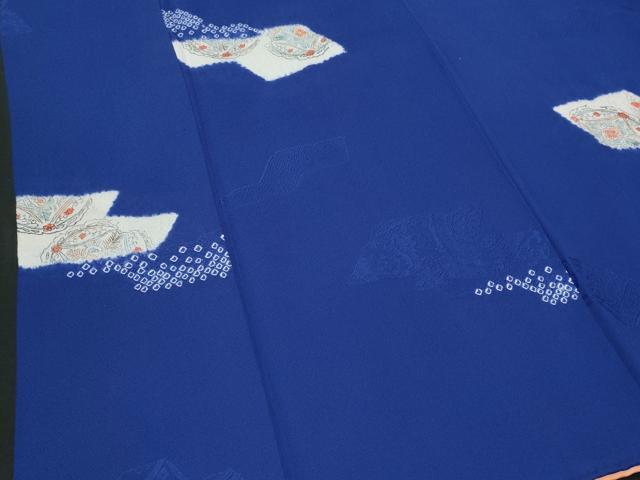 平和屋着物■上質な小紋　破れ鏡裏花文　正絹　逸品　CABA7629fb