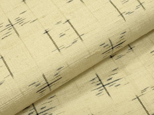 平和屋着物●上質な紬 吉祥文 正絹 逸品 CABA9610gh