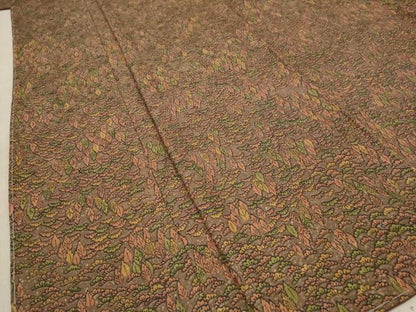 平和屋着物■上質な小紋　樹林文　正絹　逸品　未使用　AABD9493st