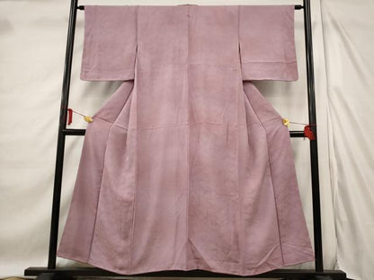 平和屋着物■上質な小紋　霞文　樹林地紋　暈し染め　正絹　逸品　AABD9533st