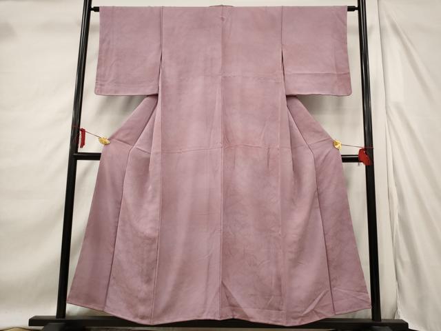 平和屋着物■上質な小紋　霞文　樹林地紋　暈し染め　正絹　逸品　AABD9533st