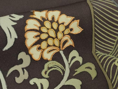 平和屋本店●極上　創業460年・千總　訪問着　刺繍　立波花文　滅紫色地　逸品　DZAA4224kh6