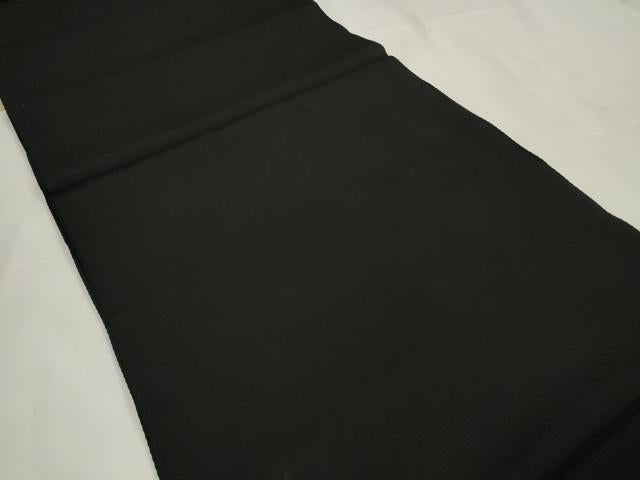 平和屋着物＊夏物 黒紋付 黒反物 着尺 絽 みちりや染 紅下黒染 逸品 未使用 DAAV8439zzz