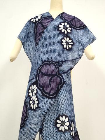 平和屋本店∴極上 夏物 浴衣 有松鳴海絞り 反物 着尺 枝花 綿 逸品 未使用 DZAA11567kh6
