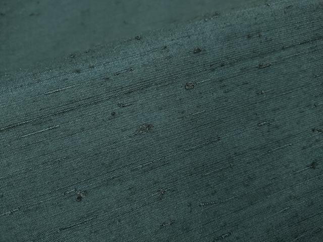 平和屋着物●極上 男性 髭紬 アンサンブル 長羽織 濃い鉄御納戸色 逸品 未使用 DZAB3414kh6