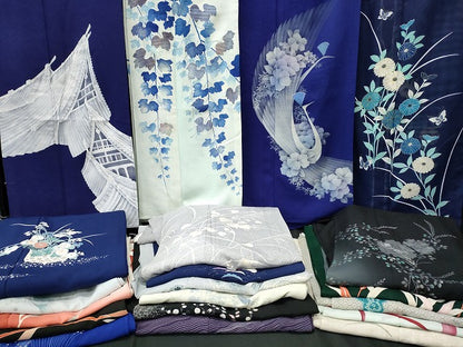 平和屋本店■夏物 訪問着 絽 紗 まとめて20点 孔雀 蝶 風景 花柄 葡萄 手描き 金彩 金銀糸 着用可能多数 全て正絹 se3802