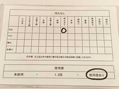平和屋着物◎六通柄袋帯 緯華紬 尾長鳥枝葉文 正絹 逸品 BAAV9544hv