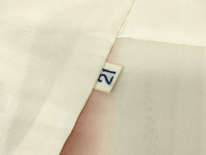 平和屋着物●上質な紬　幾何学文　正絹　逸品　DAAY9665az