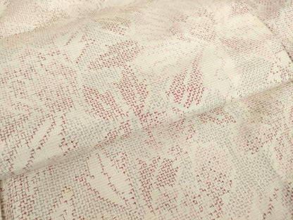平和屋着物●上質な紬　花尽くし　正絹　逸品　DAAY9668az