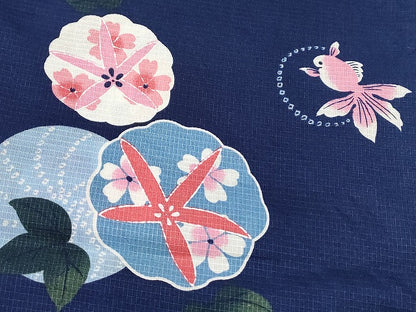 平和屋本店■浴衣 まとめて 45点 金魚 花柄 hiromichi nakano 綿紅梅 など 着用可能多数 未使用品あり ppp3074