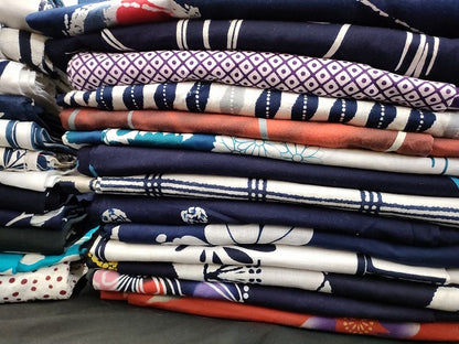 平和屋本店■浴衣 まとめて 45点 金魚 花柄 hiromichi nakano 綿紅梅 など 着用可能多数 未使用品あり ppp3074
