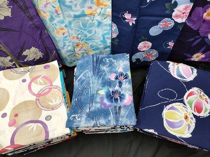 平和屋本店■浴衣 まとめて 45点 金魚 花柄 hiromichi nakano 綿紅梅 など 着用可能多数 未使用品あり ppp3074