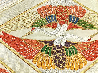 平和屋着物■袋帯 西陣 まとめて100点 向い鳳凰 向い鶴 孔雀 蝶 更紗 松竹梅 正倉院 金銀糸 宮田織物謹製 未使用品あり 全て正絹 mmm958