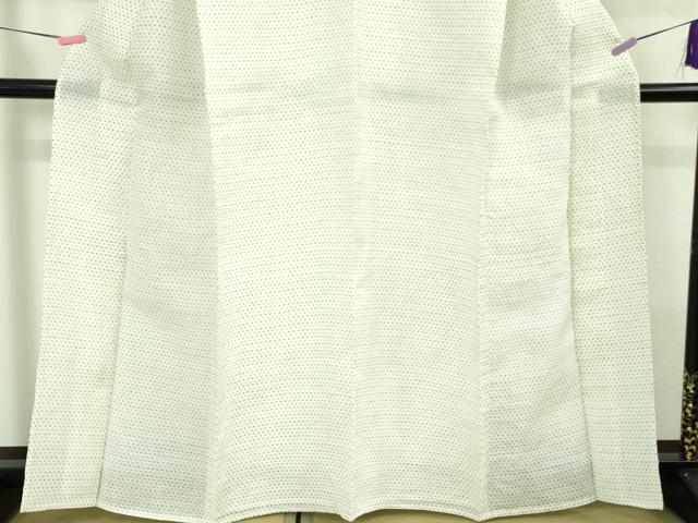 平和屋本店＊極上 夏物 沖縄県無形文化財指定 本場八重山上布 麻 反端付き 逸品 未使用 DZAB3465kh6