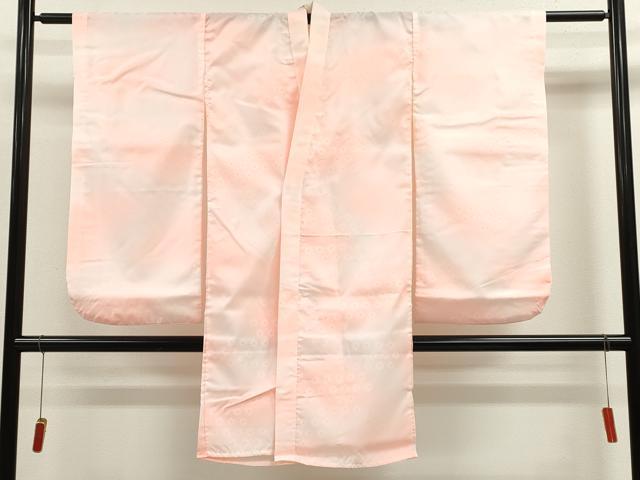平和屋着物[]七五三　女の子　７歳　祝着　四つ身　長襦袢セット　草花文　金彩　逸品　CABB2064ze