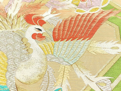 平和屋着物■袋帯 西陣 まとめて100点 鳳凰 鶴 孔雀 尾長鳥 蝶 風景 更紗 七宝 正倉院 宝相華 佐賀錦 金銀糸 未使用品あり 全て正絹 mmm961