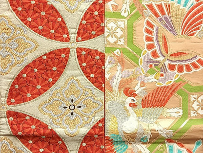 平和屋着物■袋帯 西陣 まとめて100点 鳳凰 鶴 孔雀 尾長鳥 蝶 風景 更紗 七宝 正倉院 宝相華 佐賀錦 金銀糸 未使用品あり 全て正絹 mmm961