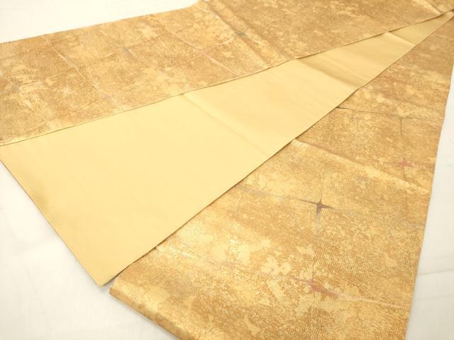 平和屋着物◎六通柄袋帯 箔つづれ 霞文 引箔 鈴乃屋扱い 正絹 逸品 DABA5017cd