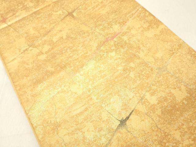 平和屋着物◎六通柄袋帯 箔つづれ 霞文 引箔 鈴乃屋扱い 正絹 逸品 DABA5017cd