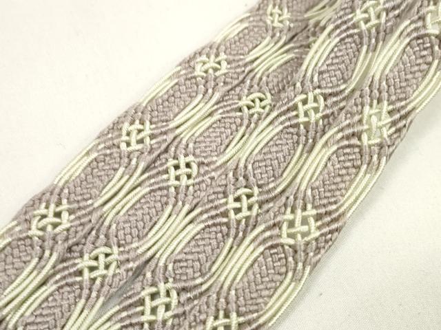 平和屋着物＊夏物　和装小物　帯締め・帯揚げセット　絽　流水色紙花文　逸品　未使用　DAAV8480zzz