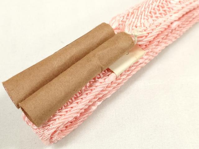 平和屋着物＊夏物 和装小物 帯締め・帯揚げセット 絽 流水萩桔梗地紋 逸品 未使用 DAAV8513zzz